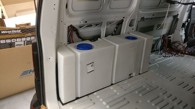 Wassertank im Camper – Frischwasser &amp; Abwasser richtig planen - 