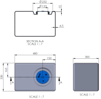 Wohnmobil Abwassertank 47 L Caravan Camper