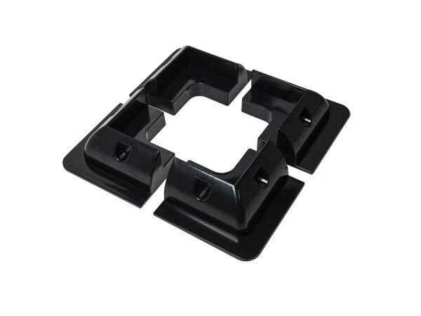 Eckhalterung 4er-Set Schwarz für Solarpaneele – Stabil & langlebig für Camper, Wohnmobil & Caravan