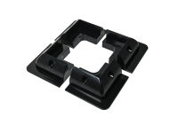 Eckhalterung 4er-Set Schwarz für Solarpaneele...