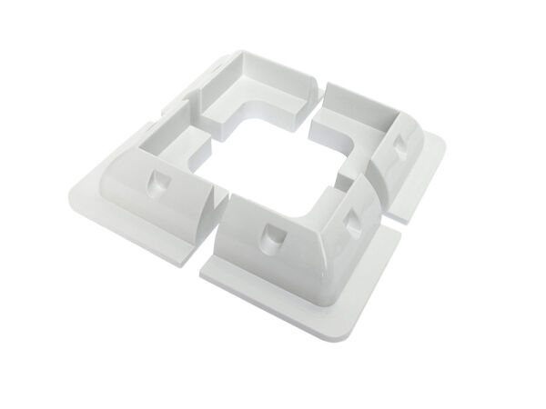 Eckhalterung 4er-Set Weiß für Solarpaneele – Sicher & langlebig für Camper, Wohnmobil & Caravan