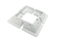 Eckhalterung 4er-Set Weiß für Solarpaneele...