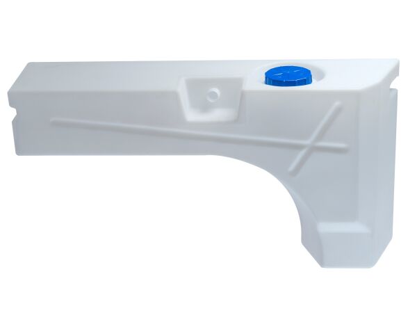 Wassertank Wohnmobil Radlauf links 112 Liter Wohnwagen Caravan Camper für Ducato, Jumper, Boxer, Sprinter, Transit, Master ohne Auslaufstutzen