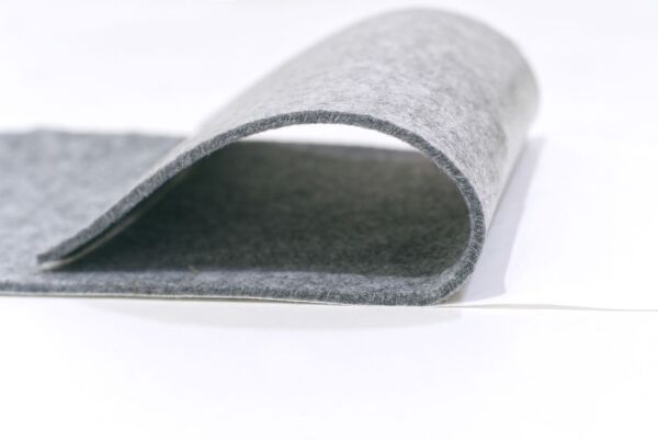 Camper Filz hellgrau VANUE® selbstklebend, 2,5 mm dick, 1 m, Breite 1,2 m