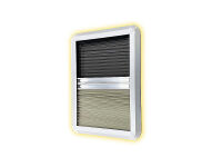 Camper Fenster Rollo und Moskitonetz mit LED-Beleuchtung...