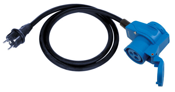 CEE-Adapter Schutzkontaktst. / 3-polig Winkel 15m