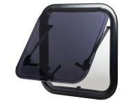 Wohnmobil Fenster- & Rollo-Set 450x450mm mit LED-Beleuchtung, Verdunkelungsrollo & Moskitonetz – Komplettset