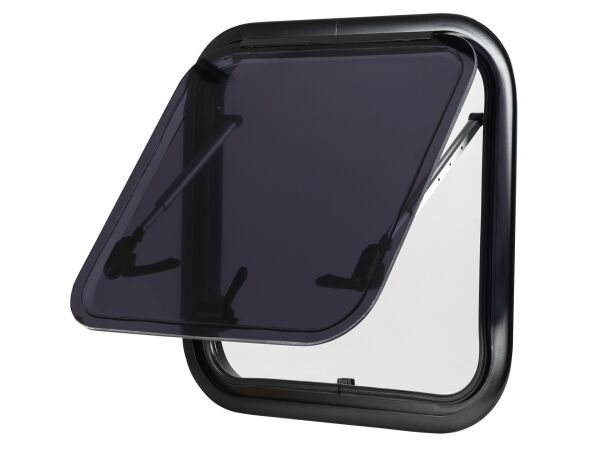 Wohnmobilfenster 600x450mm Mit Fliegengitter & Rollo – 65° Ausstellfenster Für Camper Und Wohnwagen