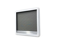 Wohnmobil Fenster 450x450mm Komplett Set mit Rollo und Moskitonetz